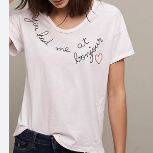 Sundry White Short Sleeve Tee